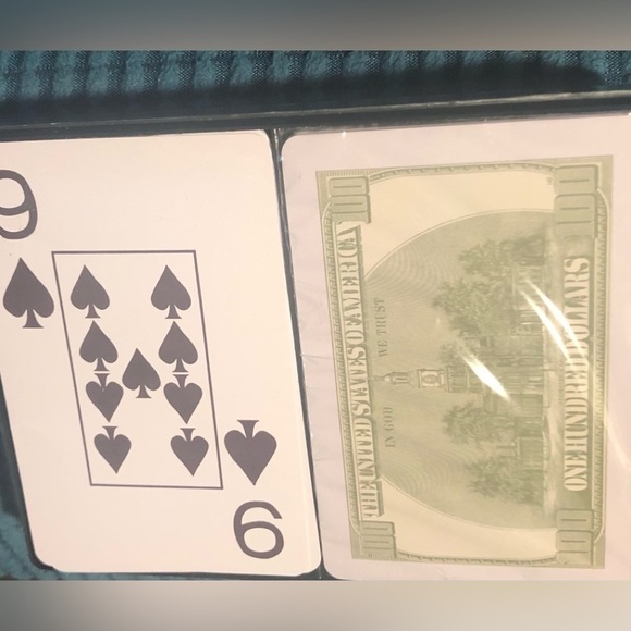Royal $100 USA Plastic Playing Cards 2 Decks In Case Poker Rummy - Picture 2 of 4
